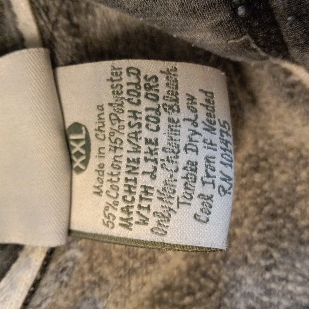 Zen by J. America Gray Zip Jacket Hoodie Size XXL - Picture 4 of 4